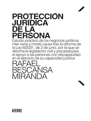 cover image of Protección jurídica de la persona